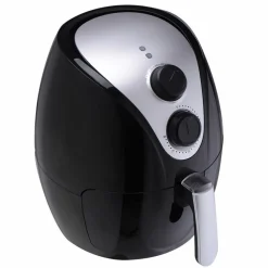 FRIGGITRICE AD ARIA CALDA PROFESSIONALE NERA 1500W 2,8LT SENZA OLIO E GRASSI