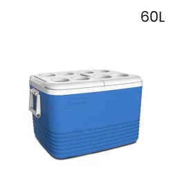 FRIGORIFERO PORTATILE CON PORTABICCHIERI BEVANDE VIAGGIO CAMPEGGIO PICNIC 60LT 286529