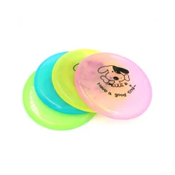 FRISBEE FRISBI GIOCO PER CANI GIOCO CANI PER SPIAGGIA CAMPAGNA COLORATO 20 cm