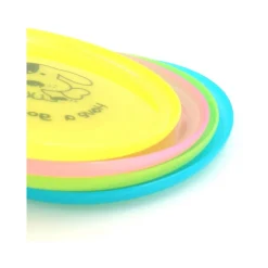 FRISBEE FRISBI GIOCO PER CANI GIOCO CANI PER SPIAGGIA CAMPAGNA COLORATO 20 cm