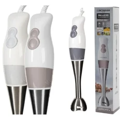 FRULLATORE A IMMERSIONE MIX PLUS 2 VELOCITÀ 200W FUNZIONE PULSE LAME IN ACCIAIO