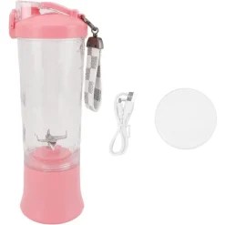 FRULLATORE PORTATILE DA 600ML 2 MODALITÀ 150W USB RICARICABILE BATTERIA DA 4000 MAH