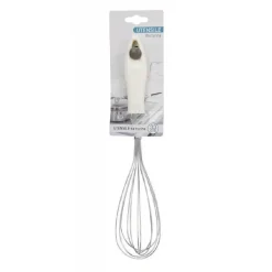 FRUSTA 33 CM CON MANICO IN PLASTICA BIANCA UTENSILE DA CUCINA PASTICCERIA 66157