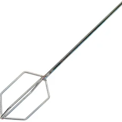 FRUSTA IN ACCIAIO ZINCATO PER MISCELATORE PITTURA COLLA MALTA LUNGHEZZA 40 CM