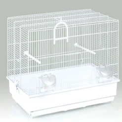 GABBIA PER CANARINI E PICCOLI VOLATILI 60X40X30 CM PASSO RETE 0,10CM