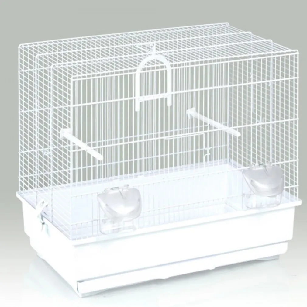 GABBIA PER CANARINI E PICCOLI VOLATILI 60X40X30 CM PASSO RETE 0,10CM