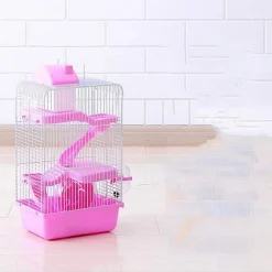 GABBIA PER CRICETI CRICETO PORTATILE CASA A PIÙ LIVELLI IN PLASTICA 23X17X45 CM