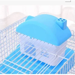 GABBIA PER CRICETI CRICETO PORTATILE CASA A PIÙ LIVELLI IN PLASTICA 23X17X45 CM