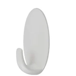 GANCIO APPENDINO ADESIVO DA PARETE CASA CUCINA BAGNO ATTACCAPANNI OVALE 59675