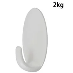 GANCIO APPENDINO ADESIVO DA PARETE CASA CUCINA BAGNO ATTACCAPANNI OVALE 59675