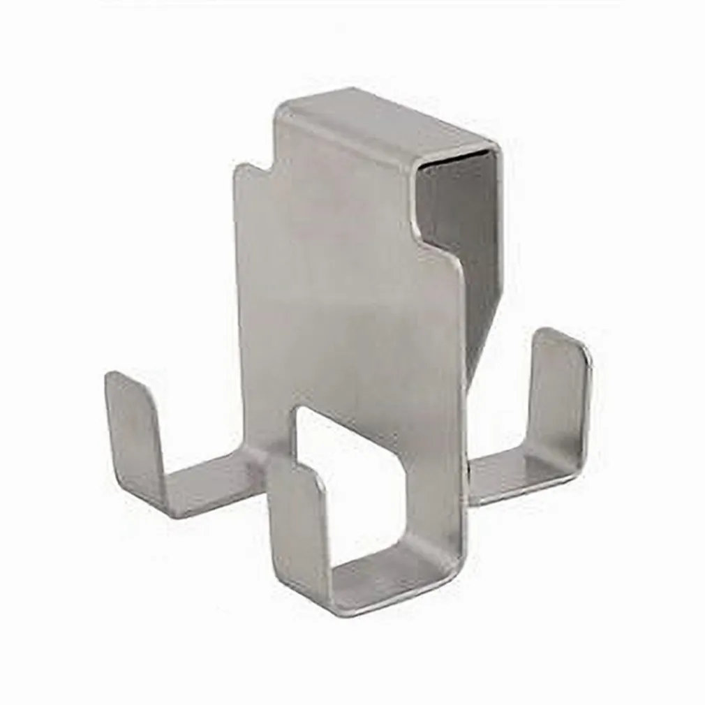 GANCIO BIFACCIALE PER PORTA BOX DOCCIA CON 3 GANCI ACCAPPATOIO TELO BAGNO 87767