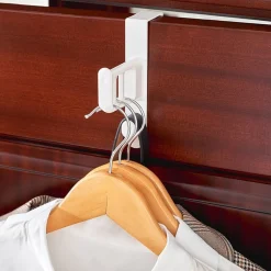 GANCIO DIETRO PORTA PER APPENDERE ASCIUGAMANI VESTITI GRUCCE BAGNO CASA 87019