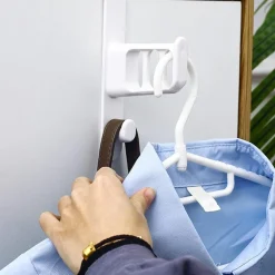 GANCIO DIETRO PORTA PER APPENDERE ASCIUGAMANI VESTITI GRUCCE BAGNO CASA 87019