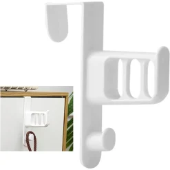 GANCIO DIETRO PORTA PER APPENDERE ASCIUGAMANI VESTITI GRUCCE BAGNO CASA 87019