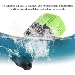 GENERATORE DI ONDE PER ACQUARIO SOMMERGIBILE POMPA CIRCOLAZIONE TESTA GIREVOLE