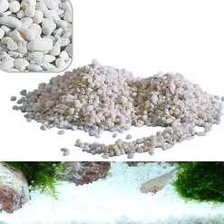 GHIAIA NOA MEDIA DECORATIVA PER ACQUARIO ACQUARI KG. 2.0 RIVER ROCKS PER FONDALE