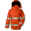 GIACCONE ARANCIO AD ALTA VISIBILITÀ IN GORE-TEX CON FODERA IN RETE DI NYLON