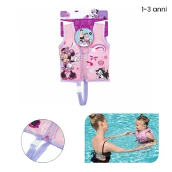 GILET CUSCINETTI IN SCHIUMA SALVAGENTE GIUBBOTTO MINNIE TRAINER BAMBINE 1-3 ANNI 9101B