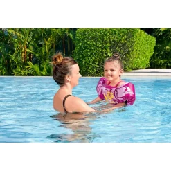 GILET SALVAGENTE PER BAMBINI FIORI TROPICALI GIUBBOTTO GALLEGGIANTE CON BRACCIOLI 90144