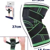 GINOCCHIERA FASCIA ELASTICA ANALLERGICA LAVABILE PER TRAUMI FITNESS SPORT VERDE