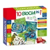 GIOCHI DI SOCIETà DA TAVOLO 2-4 GIOCATORI 10IN1 LOGICA INTUITO GIOCATTOLO GIOCO