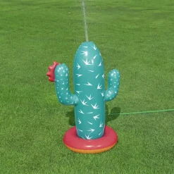 GIOCO ACQUATICO GONFIABILE CACTUS OASIS SPRUZZA ACQUA PER BAMBINI 74X56X104CM 52733