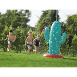 GIOCO ACQUATICO GONFIABILE CACTUS OASIS SPRUZZA ACQUA PER BAMBINI 74X56X104CM 52733