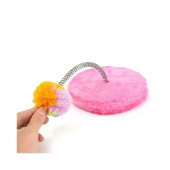 GIOCO CON PUPAZZO TOPO PALESTRA PER GATTO GATTI UNGHIE TIRAGRAFFI BASE CON MOLLE