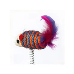 GIOCO CON PUPAZZO TOPOLINO PALESTRA PER GATTO UNGHIE TIRAGRAFFI BASE MOLLA