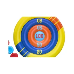 GIOCO GALLEGGIANTE GONFIABILE ROTONDO DISC CHAMPION FRISBEE Ø140CM PISCINA 52566