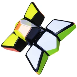 GIOCO GIOCATTOLO CUBO DI RUBIK RUOTANTE FIDGET FINGER SPINNER RUOTA A 360° 3+