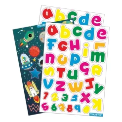 GIOCO GIRANDOLONE VALIGIA CON PENNARELLI STICKERS GIOCO MEMO CARTE MITAMA ROSA