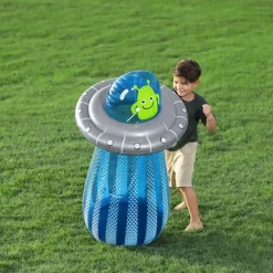 GIOCO GONFIABILE SPRUZZA ACQUA PUNGIBALL SEMPREIMPIEDI UFO BLASTER 61X119CM BAMBINI 52731