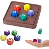 GIOCO GONGGI KOREAN GAME BAMBINI ADULTI CON PIETRE COLORATE DIVERTIMENTO COORDINAZIONE