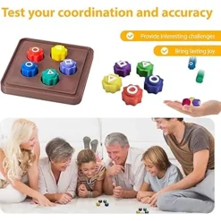 GIOCO GONGGI KOREAN GAME BAMBINI ADULTI CON PIETRE COLORATE DIVERTIMENTO COORDINAZIONE