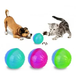 GIOCO INTELLIGENTE PER ANIMALI BALLY CON APERTURA PER RILASCIO CROCCANTINI