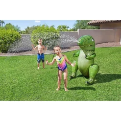 GIOCO SPRUZZA ACQUA A FORMA DI DINOSAURO 9X75X122CM BAMBINI 3 ANNI GIARDINO 52294