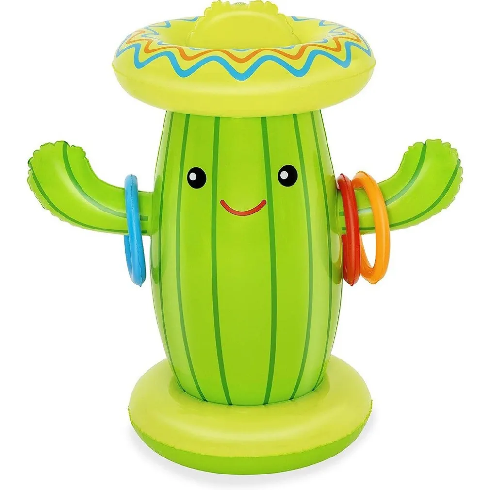 GIOCO SPRUZZA ACQUA A FORMA DI CACTUS PER BAMBINI 2 ANNI+ 105X60 CM ESTATE 52381