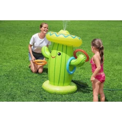 GIOCO SPRUZZA ACQUA A FORMA DI CACTUS PER BAMBINI 2 ANNI+ 105X60 CM ESTATE 52381