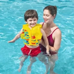 GIUBBOTTO GALLEGGIANTE TROPICAL NUOTO BAMBINI 41X30CM MARE SPIAGGIA PISCINA 32069