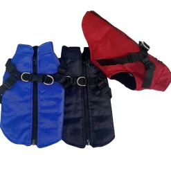 GIUBBOTTO GILET VESTITI CANE TAGLIA XXL PETTORINA INCORPORATA INVERNO ANIMALE