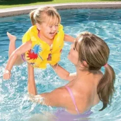 GIUBBOTTO GIUBBETTO SALVAGENTE GONFIABILE TROPICALE 41X30CM PER BAMBINI 3-6 ANNI 016107