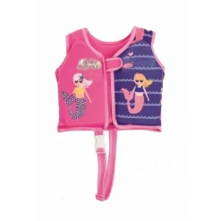 GIUBBOTTO SALVAGENTE TRAINER PER BAMBINI GILET STAMPE ASSORTITE GONFIABILE 32176