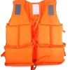 GIUBBOTTO SALVATAGGIO ARANCIONE CON FISCHIETTO PER MARE SCII NAUTICO NAVIGAZIONE
