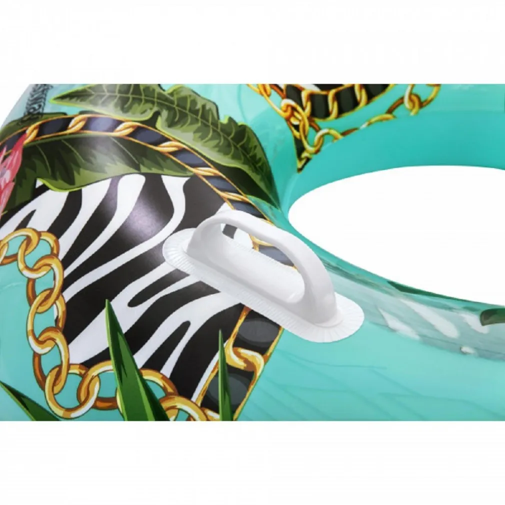 GONFIABILE SALVAGENTE FANTASIA FLOREALE 114 CM CON MANIGLIE PISCINA ESTATE 36302