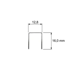 GRAFFETTE PUNTI METALLICI 10000 PZ GRAFFETTATRICI PNEUMATICHE 12.8 x 12 mm 8016