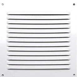 GRIGLIA AERAZIONE DI VENTILAZIONE PIATTO 15X15CM IN METALLO PER ASPIRAZIONE ARIA
