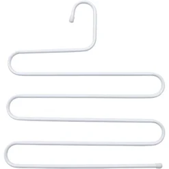 GRUCCIA APPENDI PANTALONI JEANS FORMA A S MULTISTRATO 34X34CM BIANCO SALVASPAZIO 87697