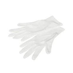 GUANTI IN COTONE BIANCO PER ASSORBIMENTO CREMA MANI PELLE SECCA SENSIBILE IDRATA