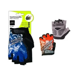 GUANTI MEZZEDITA ANTISCIVOLO MAGLIA TRASPIRANTI UNIVERSAL BICI BICICLETTA XC2596